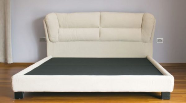 Faux Leather Bed LB1145 - BLACK